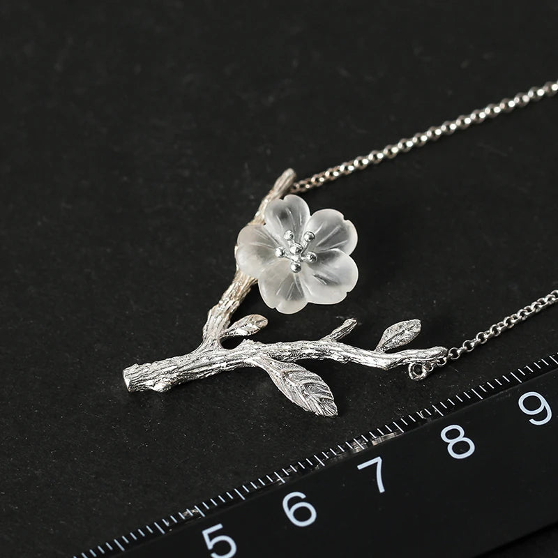 Lone Sakura Flower Necklace