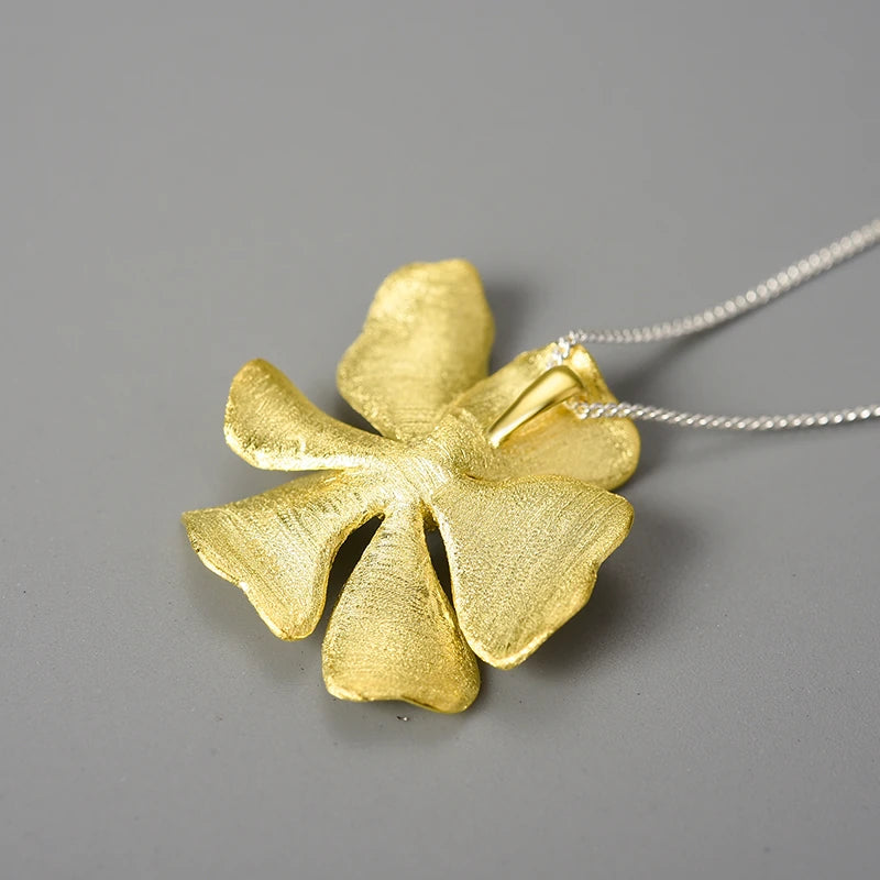 Golden Peony Necklace