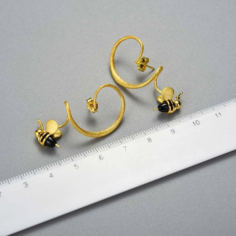 Of Bees And Honey Drop Earrings