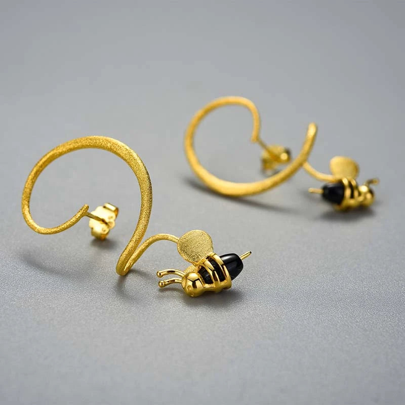 Of Bees And Honey Drop Earrings