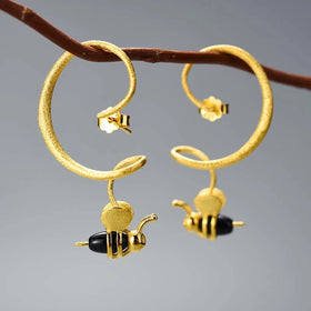 Of Bees And Honey Drop Earrings