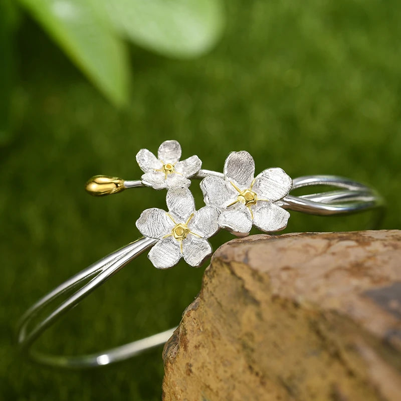 Forget Me Not Bloom Bangle