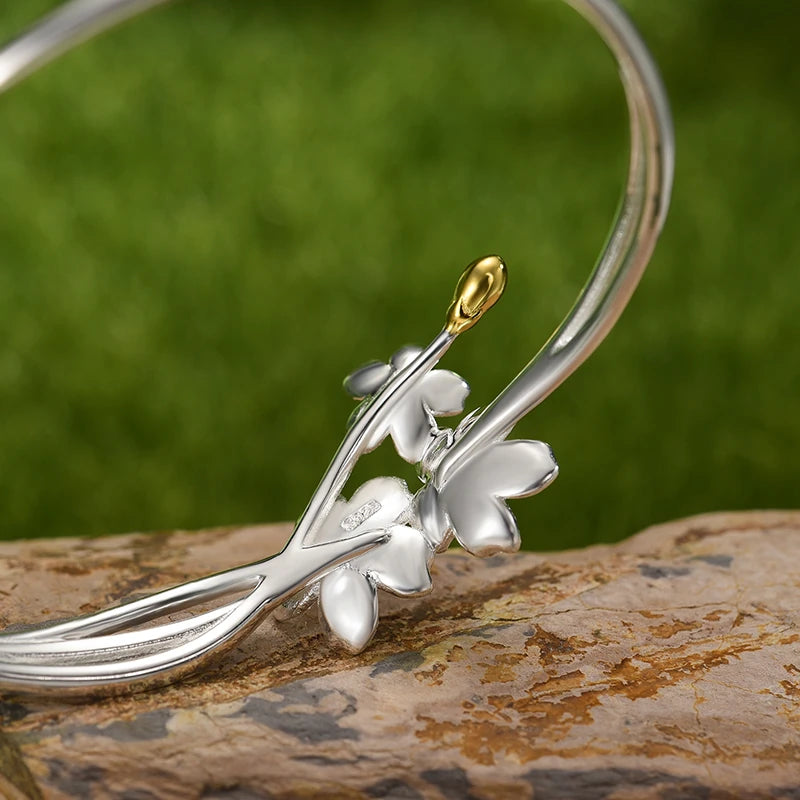 Forget Me Not Bloom Bangle