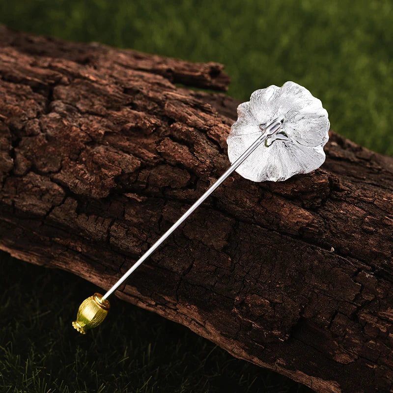 Poppy Bloom Brooch