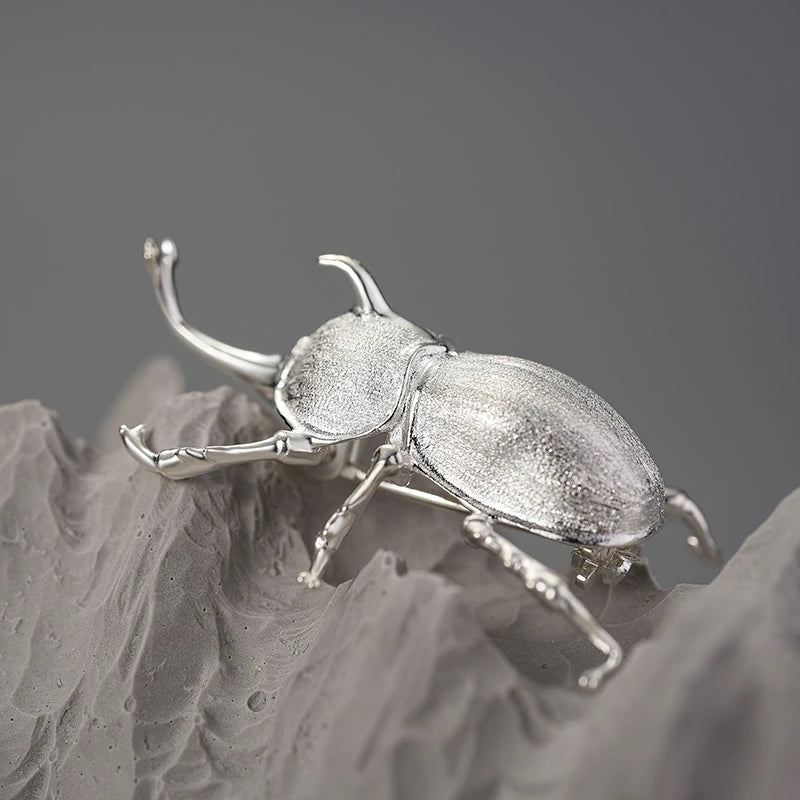 Japanese Trypoxylus Dichotomus Brooch