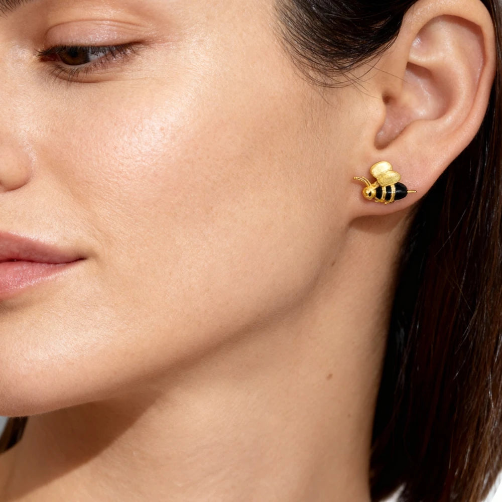 Honey Bee Stud Earrings