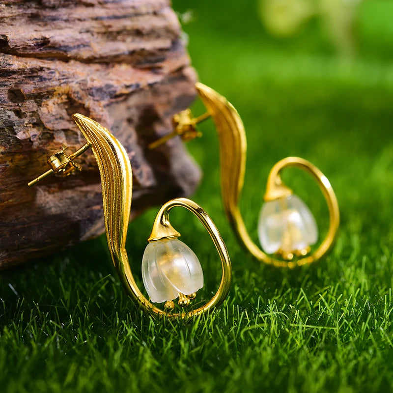 Tulip Of The Valley Earrings