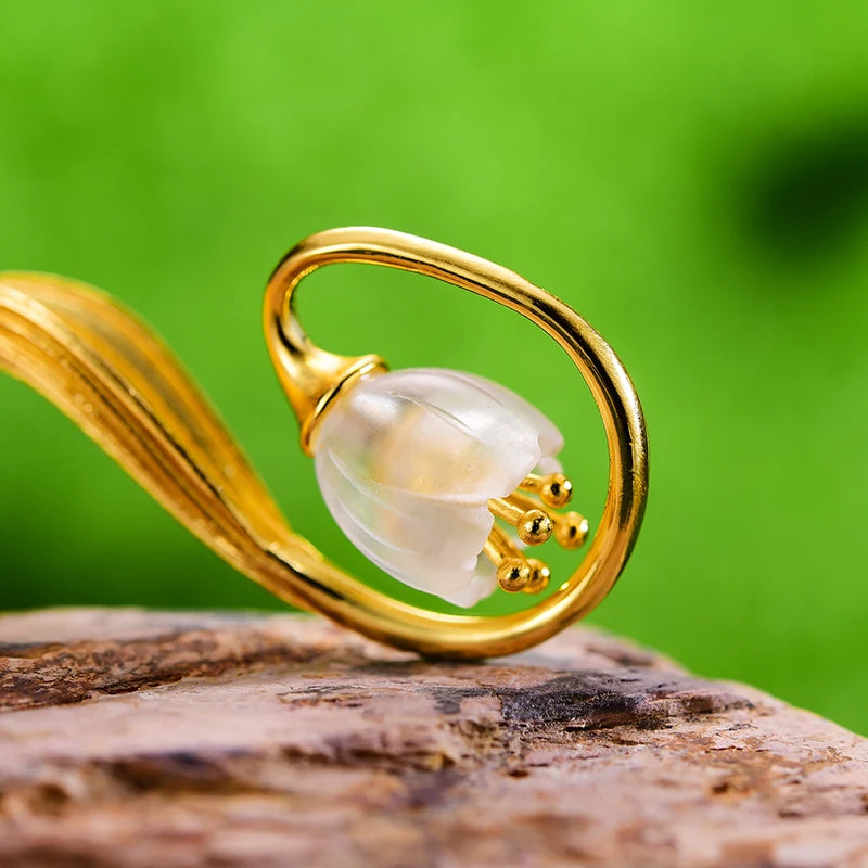 Tulip Of The Valley Earrings