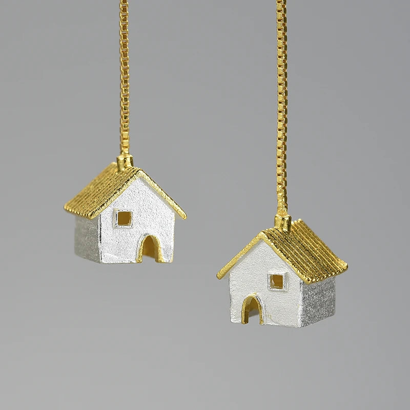 A Home At The Countryside Dangle Earrings