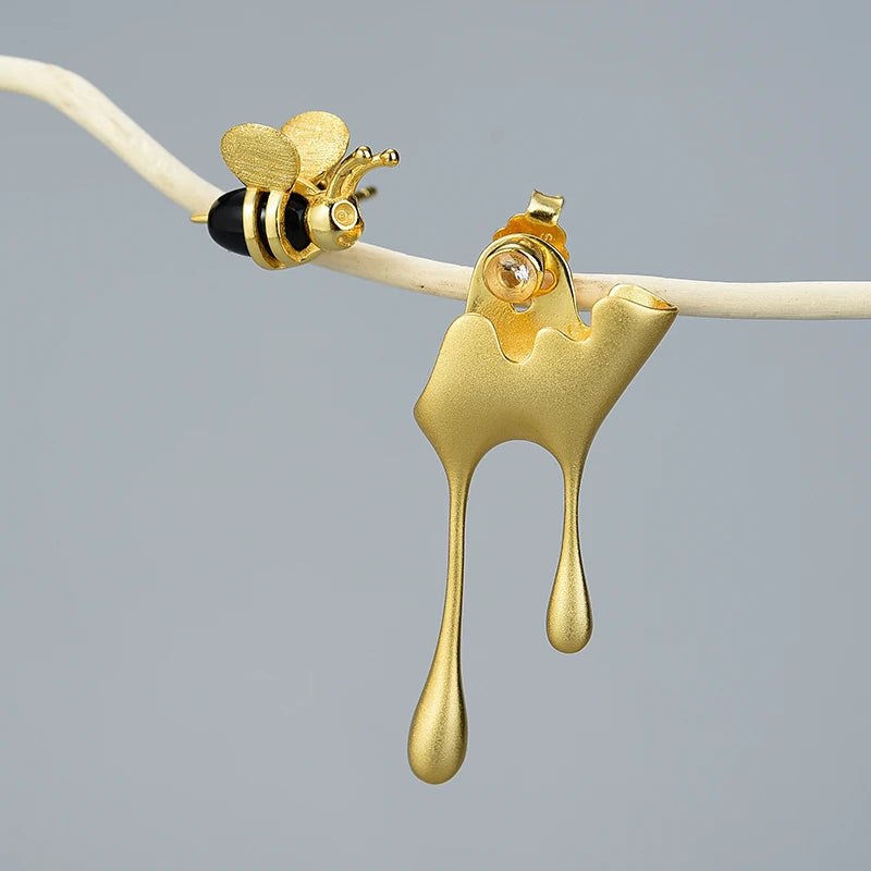 Of Bees And Honey Stud Earrings Set