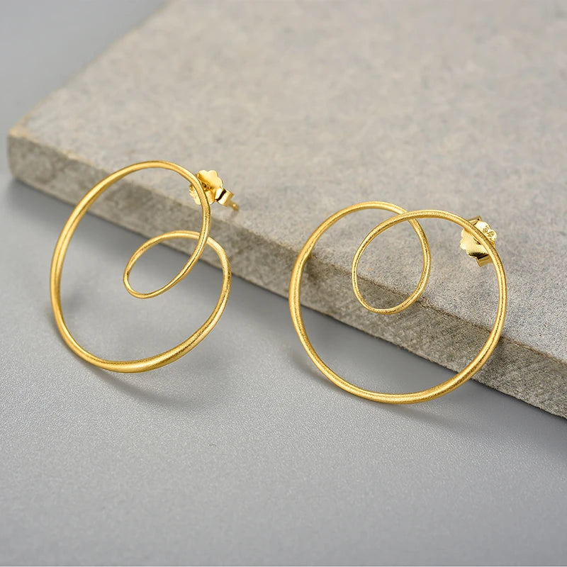 Whole Spiral Earrings