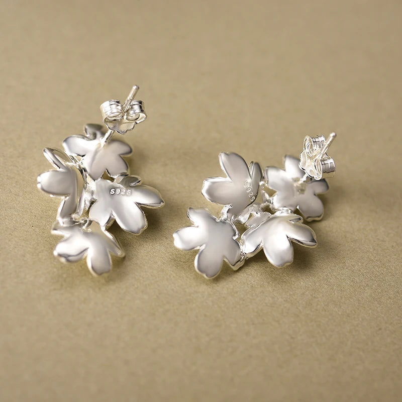 Forget Me Not Blossom Stud Earrings
