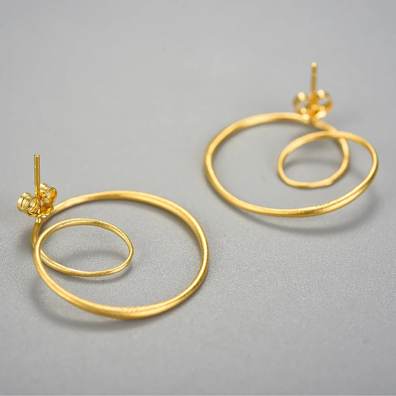 Whole Spiral Earrings