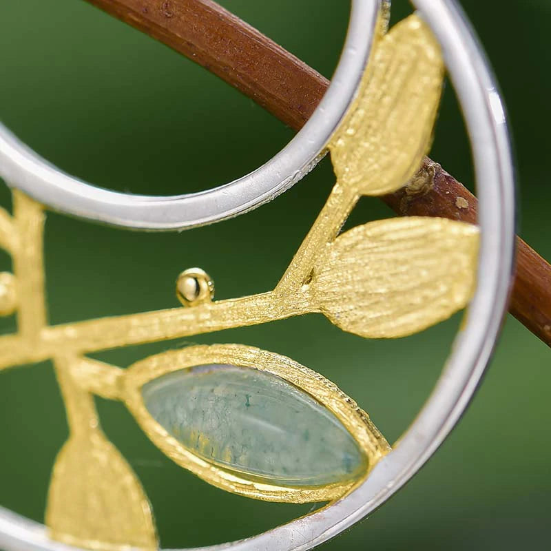 Autumn Breeze Hoop Earrings