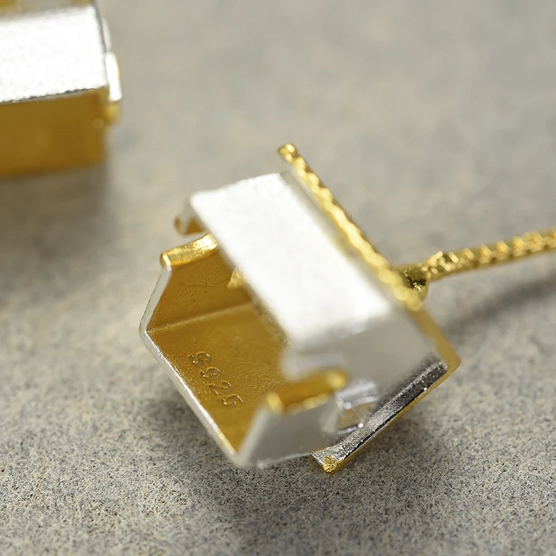 A Home At The Countryside Dangle Earrings