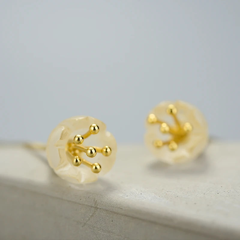 Tulip Of The Valley Long Earrings