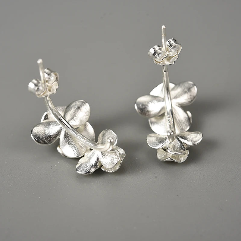 Delicate Phalaenopsis Flower Earrings