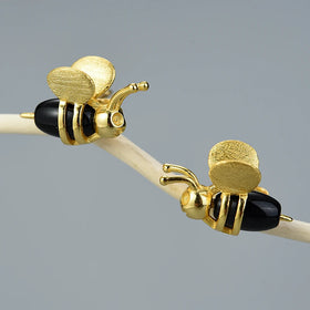 Honey Bee Stud Earrings