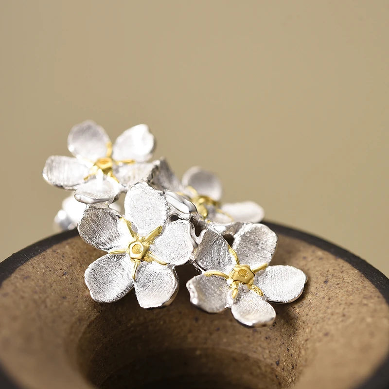 Forget Me Not Blossom Stud Earrings