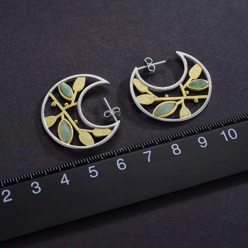 Autumn Breeze Hoop Earrings