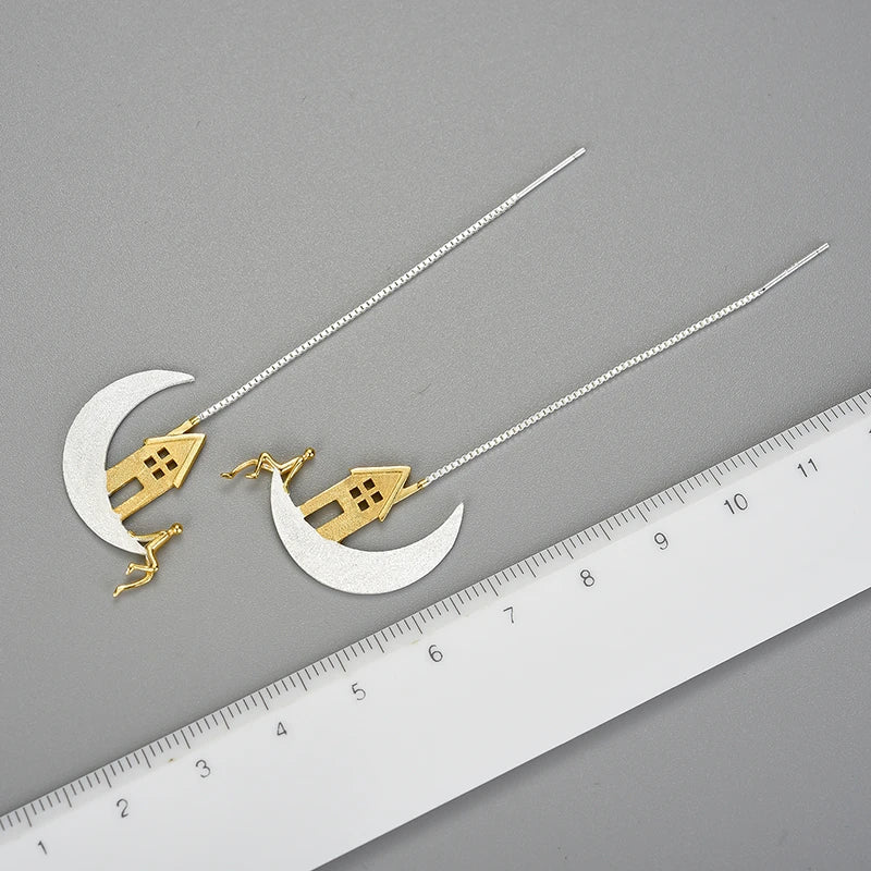 A Home on the Moon Earrings