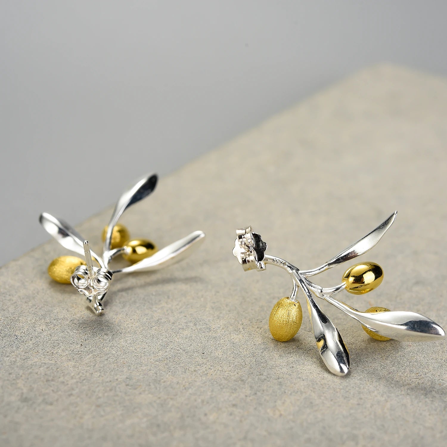 Golden Olives Earrings