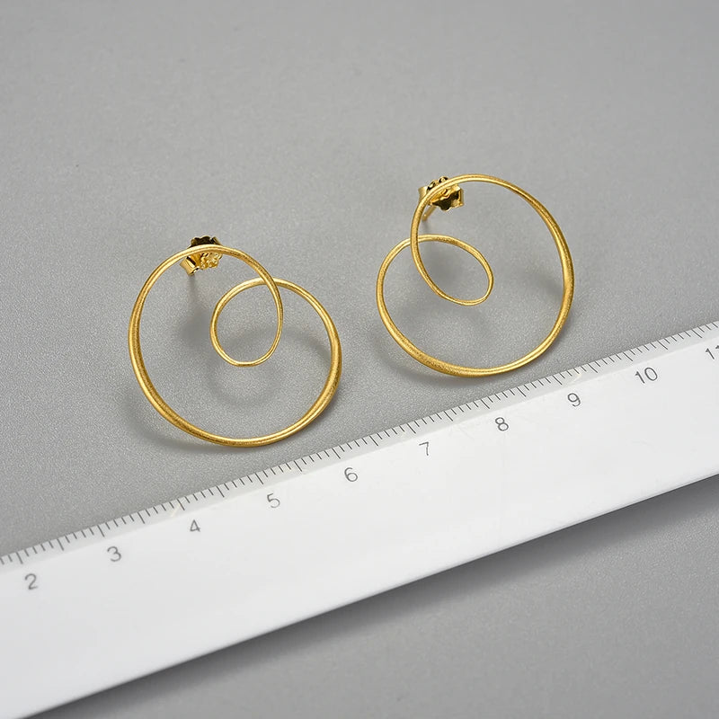 Whole Spiral Earrings
