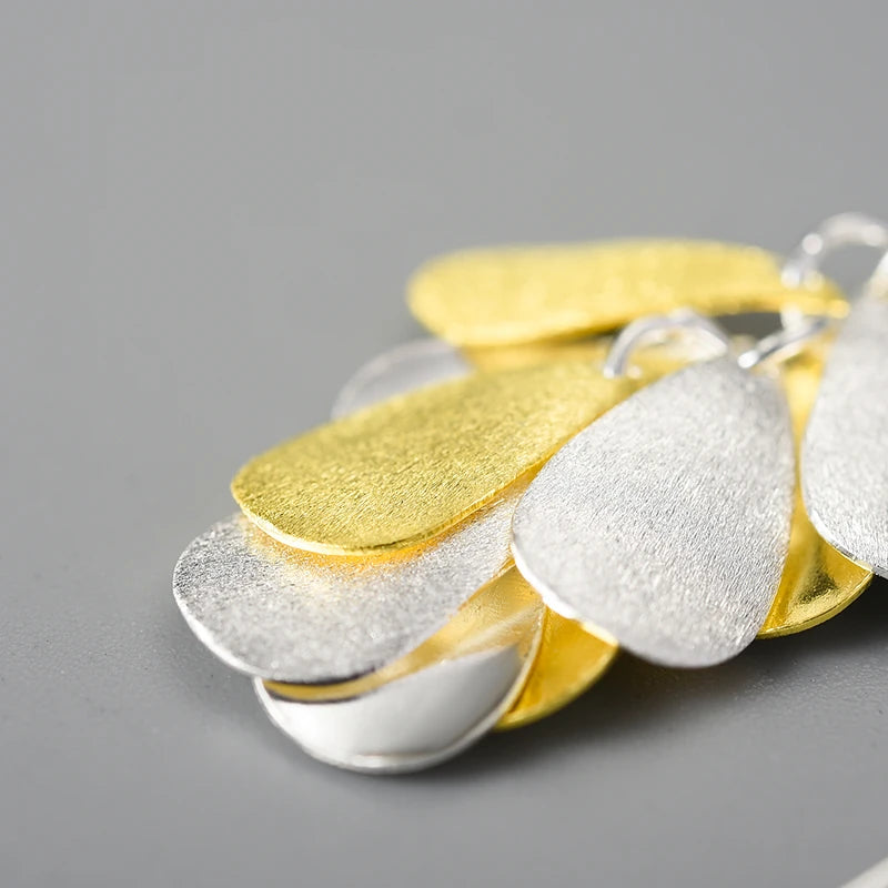 Unique Rice Bloom Dangle Earrings