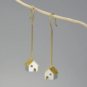 A Home At The Countryside Dangle Earrings