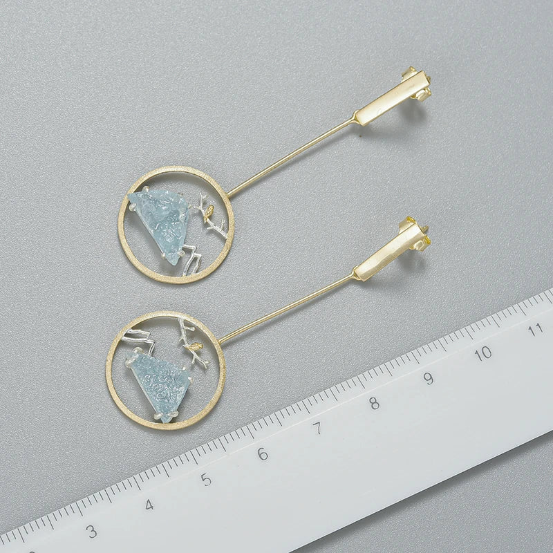 Bluebird of Icy Mountains Earrings