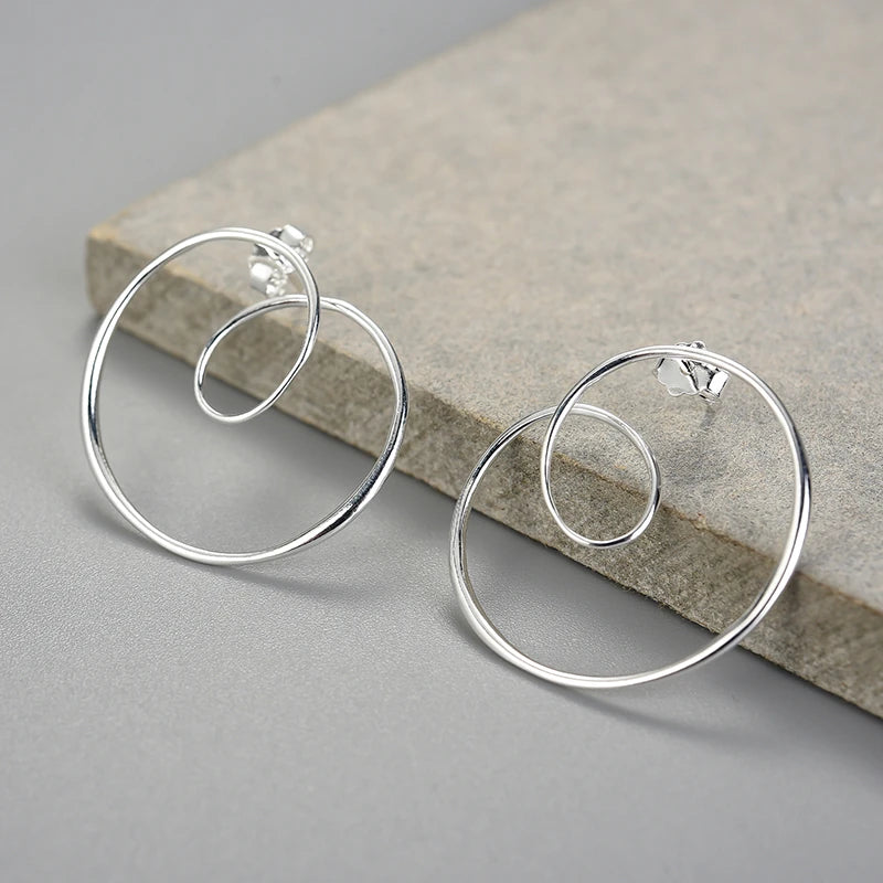Whole Spiral Earrings