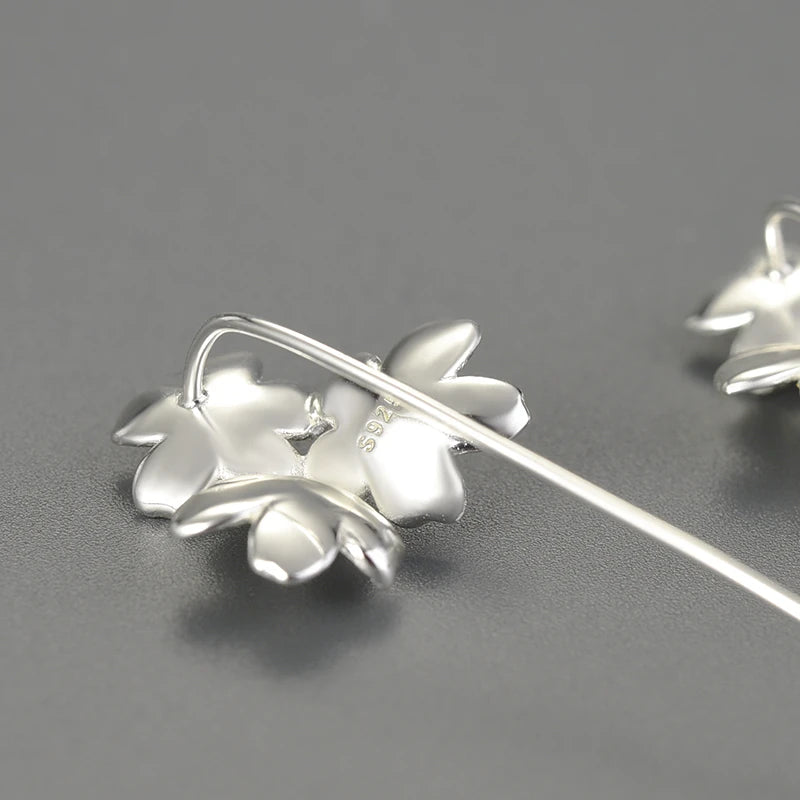 Forget Me Not Triple Drop Earrings
