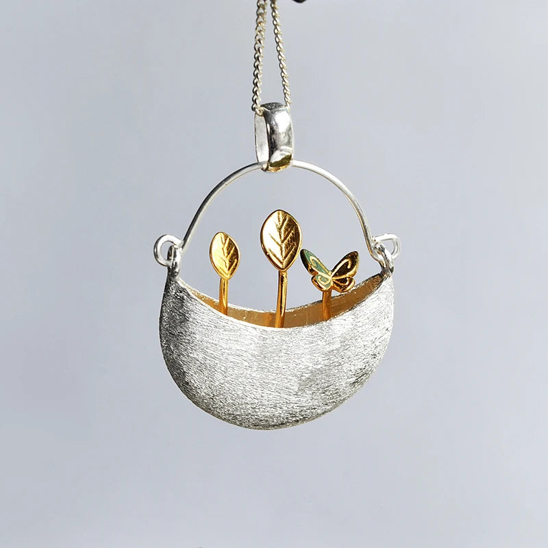 Little Garden Round Necklace