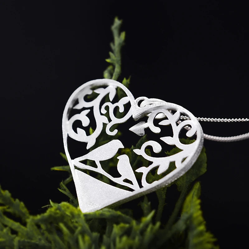 Birds in Love Necklace
