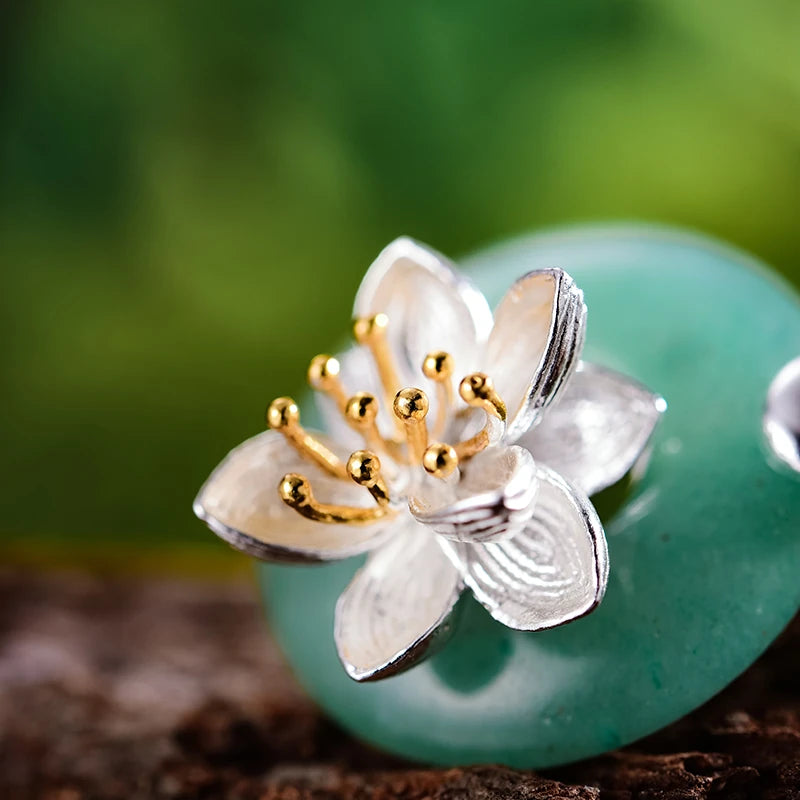 Jade Lotus Whispers Necklace