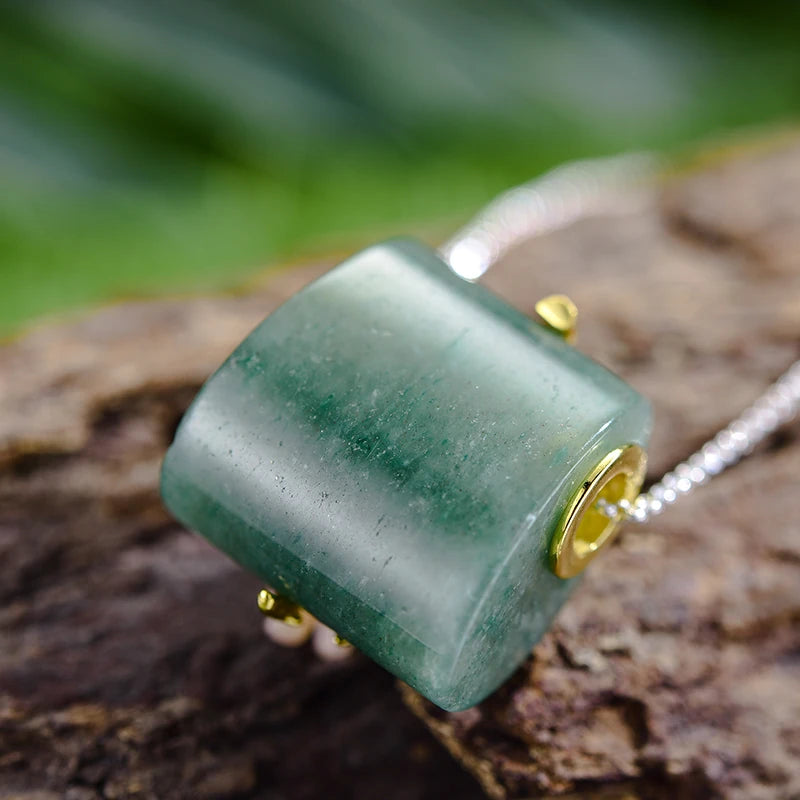 Jade Plum Blossom Necklace