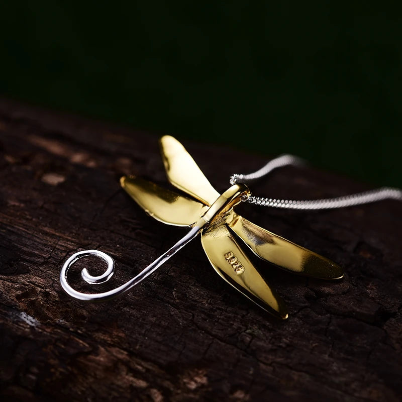 Mosaic Dragonfly Necklace