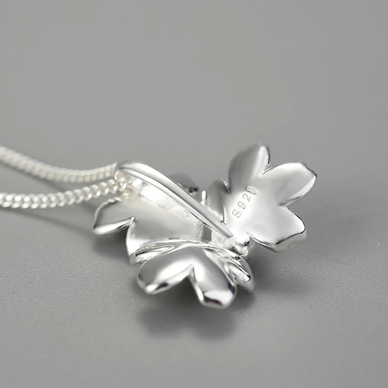 Forget Me Not Bouquet Necklace