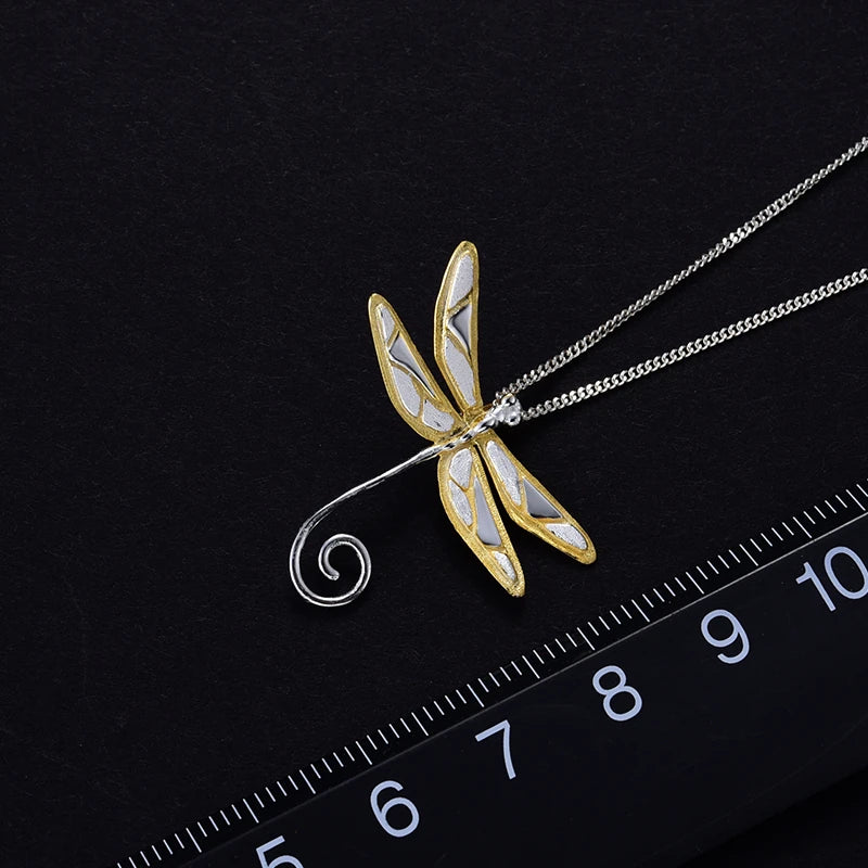 Mosaic Dragonfly Necklace