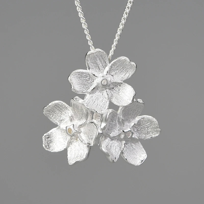 Forget Me Not Bouquet Necklace