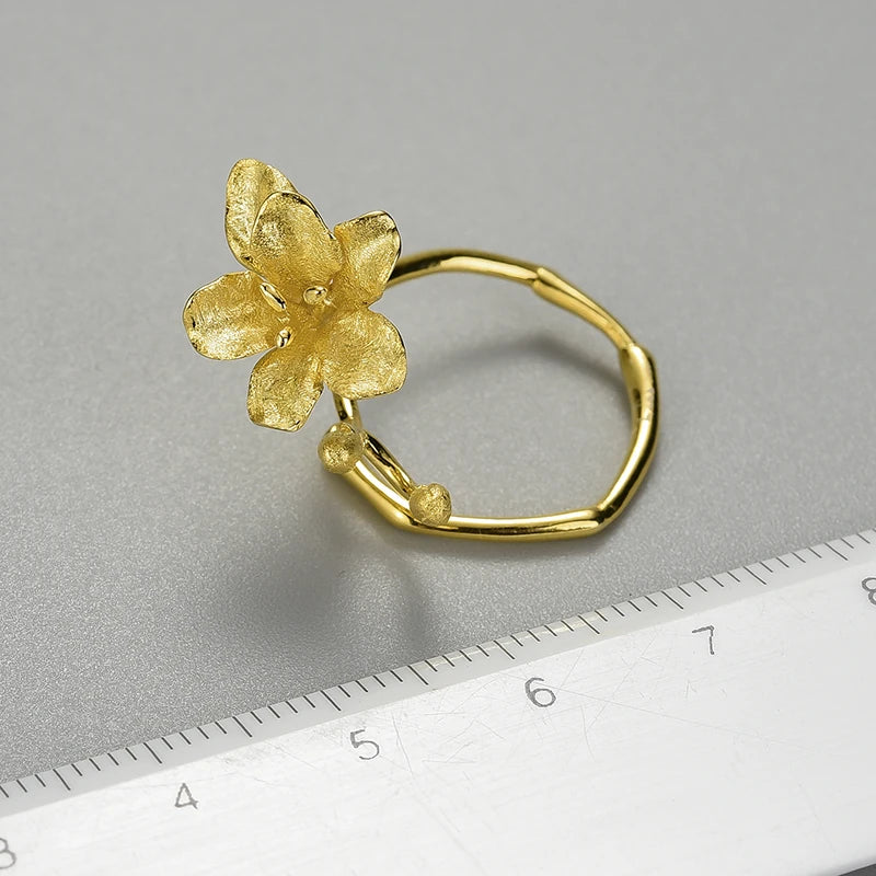 Alluring Freesia Flower Ring