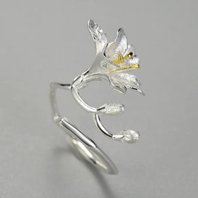 Alluring Freesia Flower Ring