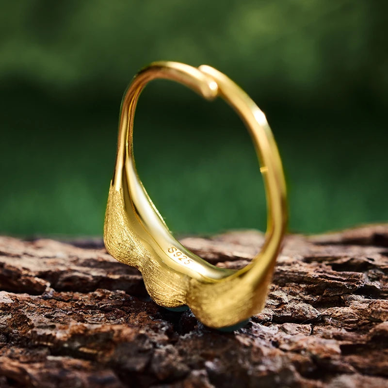 Peapod Aventurine Ring