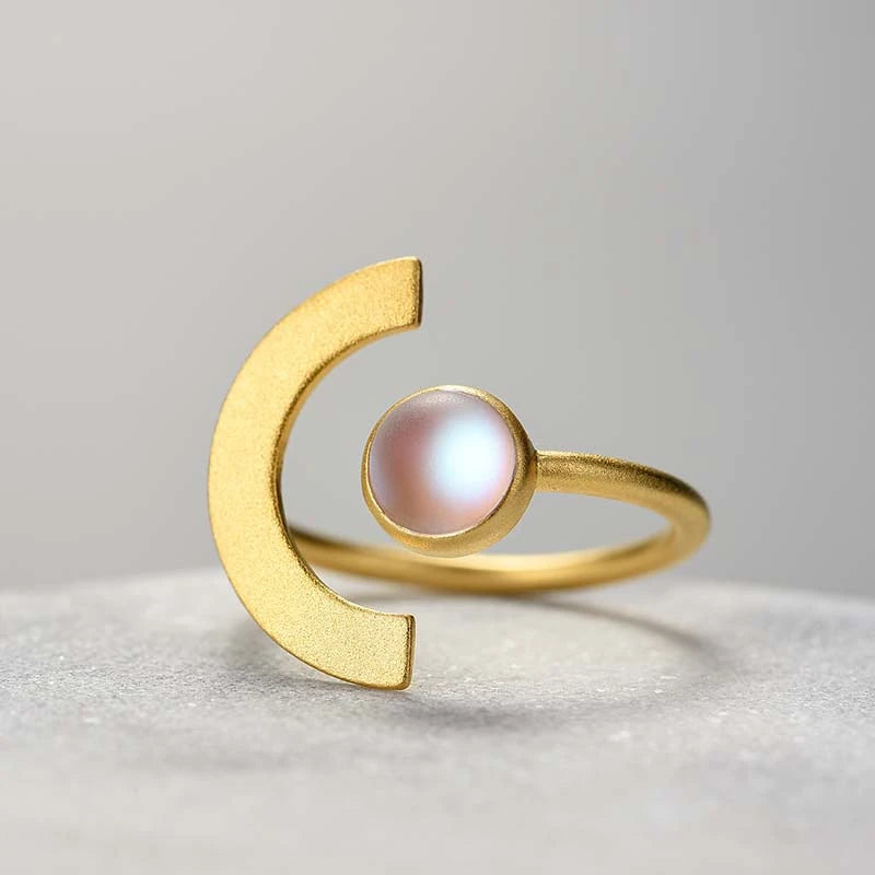 Minimalist Astral Arc Ring