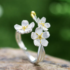Forget Me Not Bloom Ring