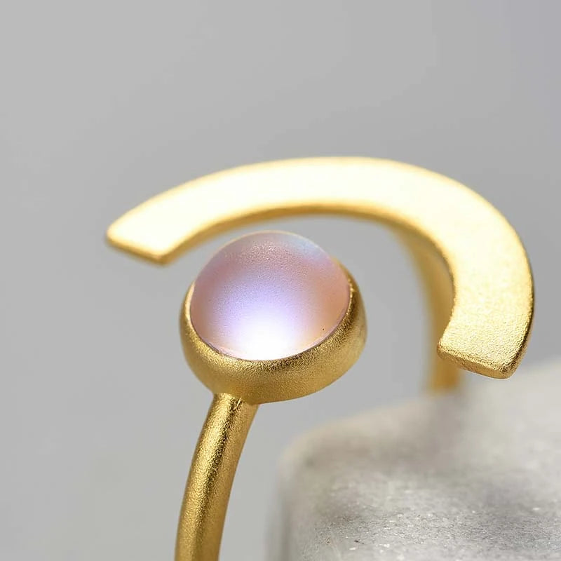 Minimalist Astral Arc Ring