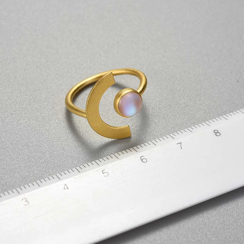 Minimalist Astral Arc Ring