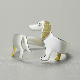 Golden Eared Dachshund Ring