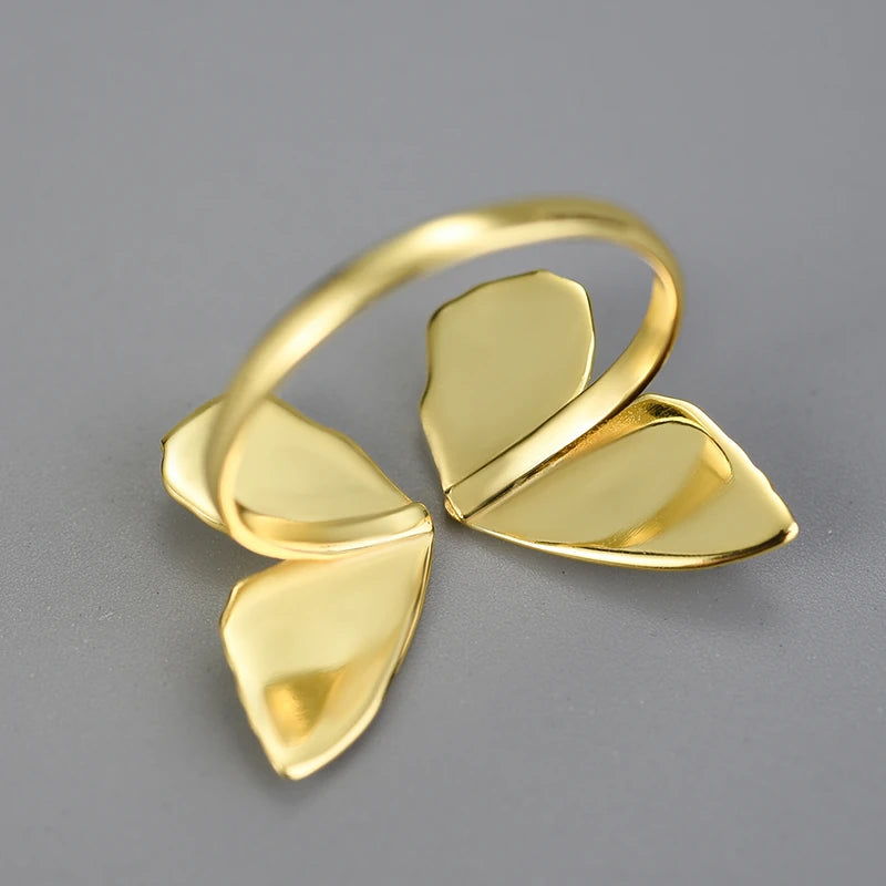 Gentle Butterfly Wings Ring