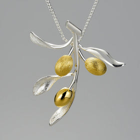 Golden Olives Necklace